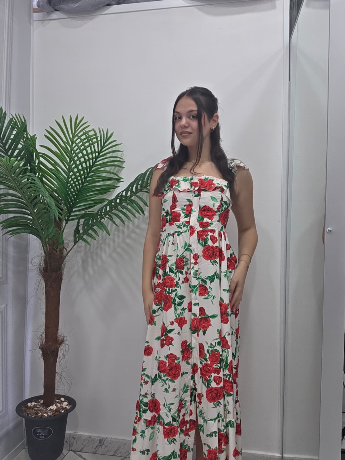 Long Dress Roses Immagine principale del prodotto