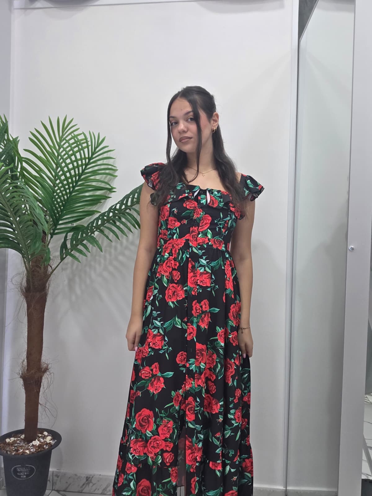 Long Dress Roses Immagine secondaria del prodotto