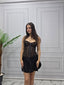 Mini Dress Velvet Noir