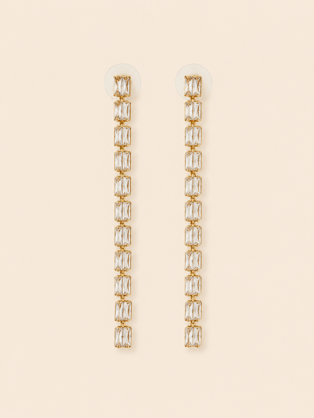 Luxe Gold Drop Earrings Immagine principale del prodotto