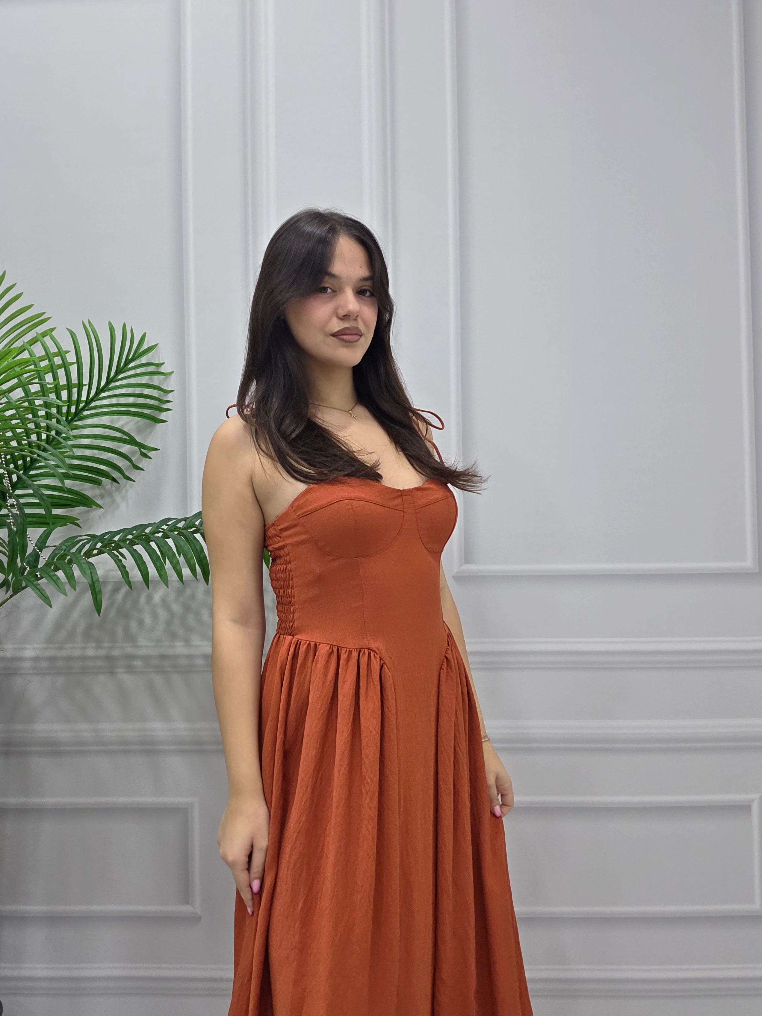 Long Dress Rust Immagine principale del prodotto