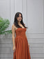 Long Dress Rust