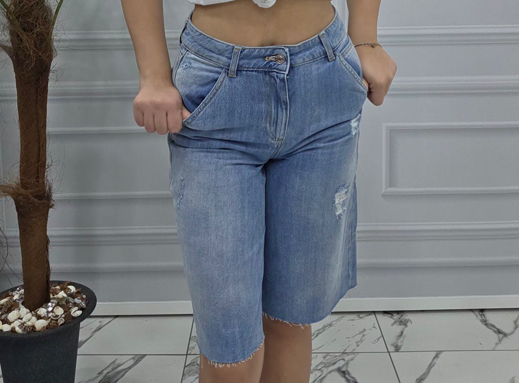 Denim Capri Pants Vicolo