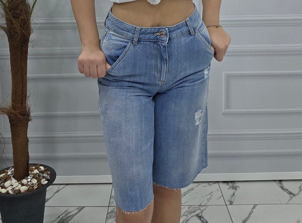 Denim Capri Pants Vicolo
