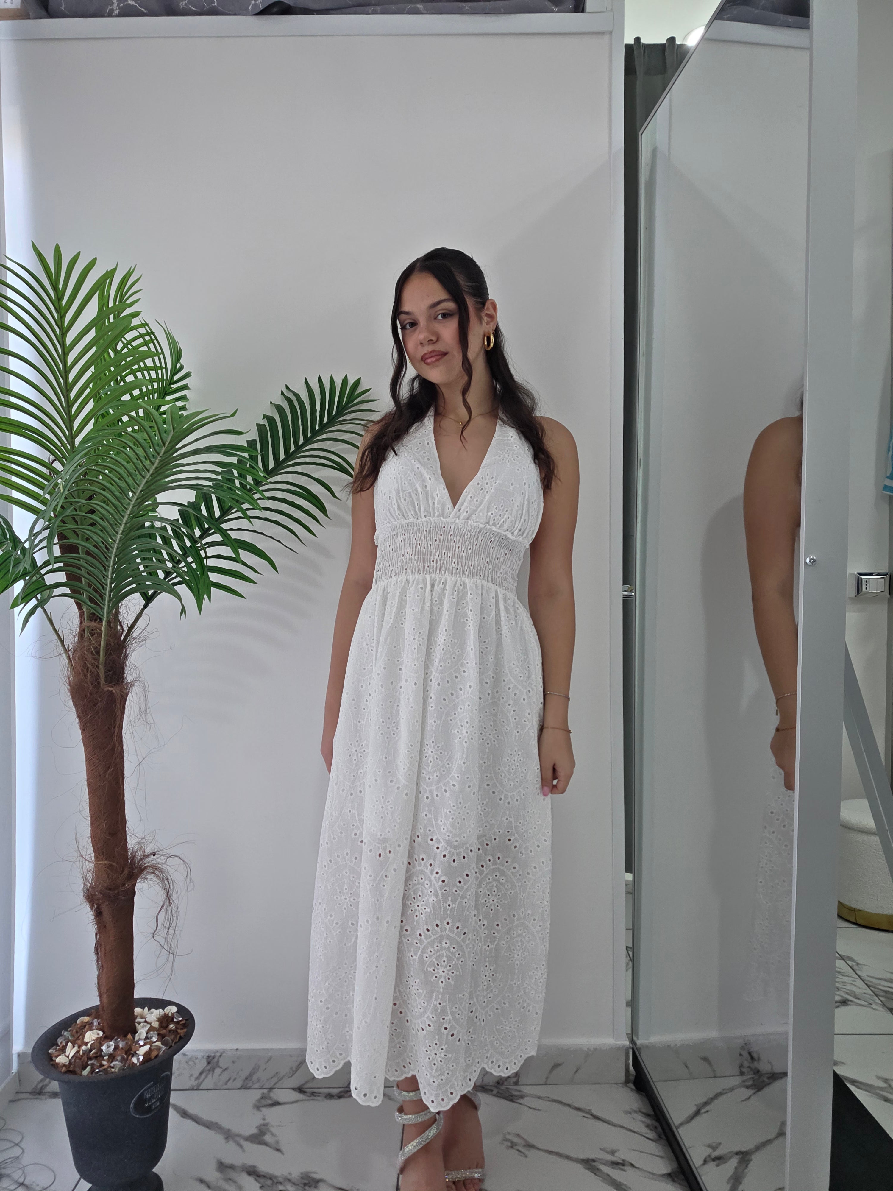 White Long Dress Immagine principale del prodotto