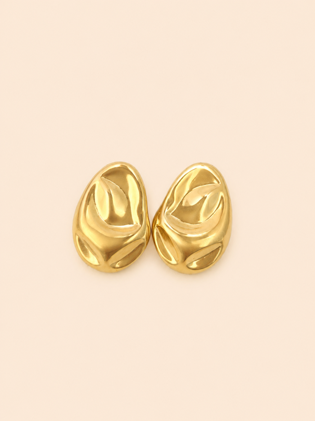 Crushed Gold Earrings Immagine principale del prodotto