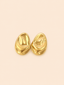 Crushed Gold Earrings